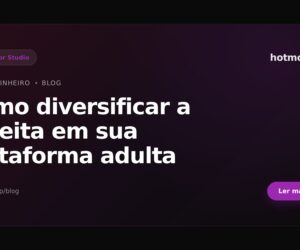 Como diversificar a receita em sua plataforma adulta